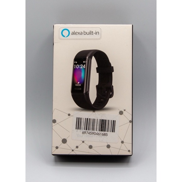 The Unbranded Brand Other - Alexa Fit Tracker Smart Watch Black Steps Heart Rate Calories New
